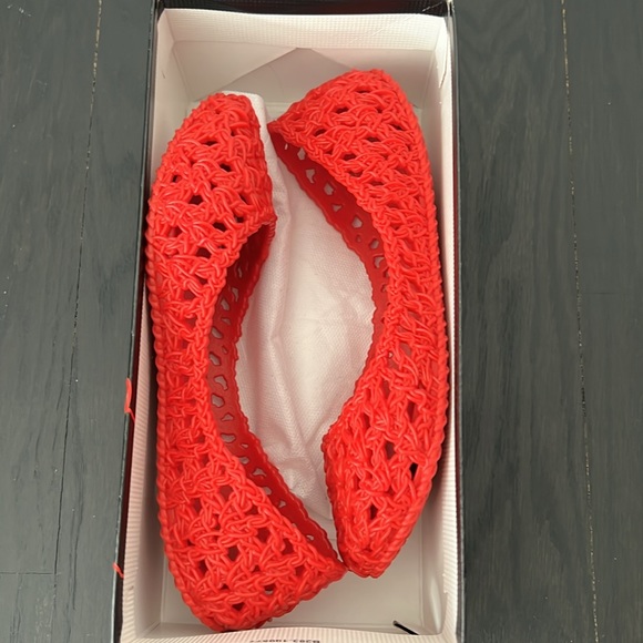 Mini Melissa campana ballet flat in red size 1 - Picture 10 of 12